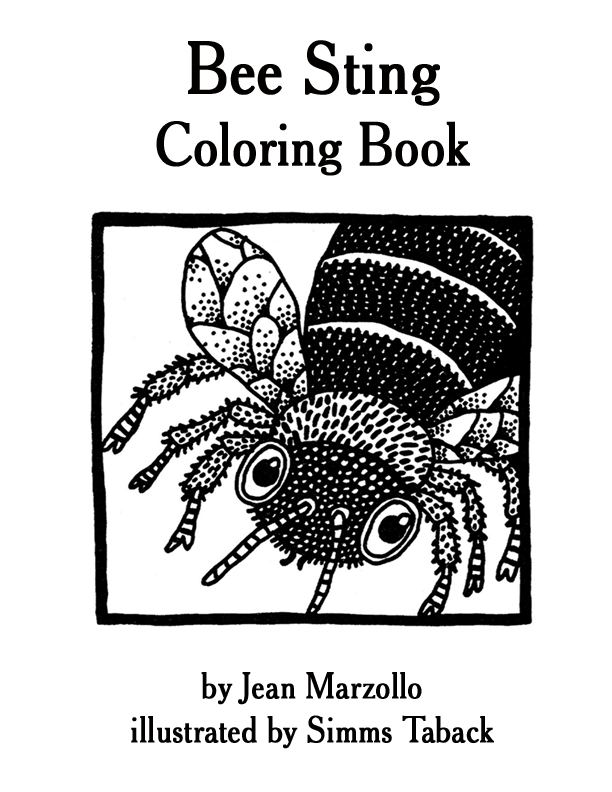 Bee Sting Coloring Book