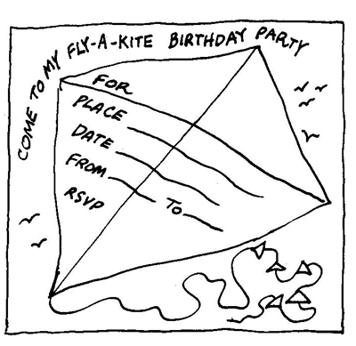 Kite Party Invitation