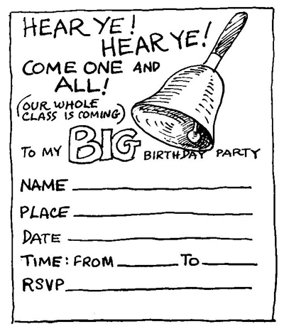 Big Party Invitation
