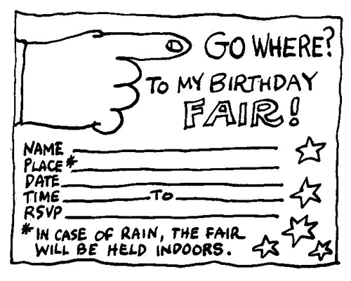 County Fair Party Invitation