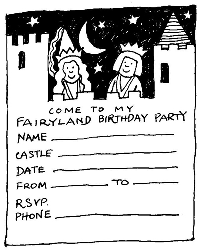 Fairyland Party Invitation