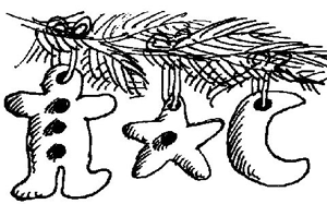 Christmas ornament illustration