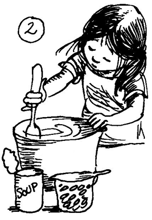 stirring illustration