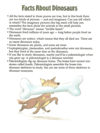 Facts about dinosaurs